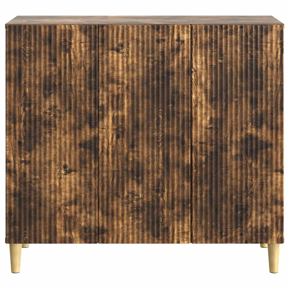 Sideboard Røget eg 89 x 34,5 x 80 cm Konstrueret træ