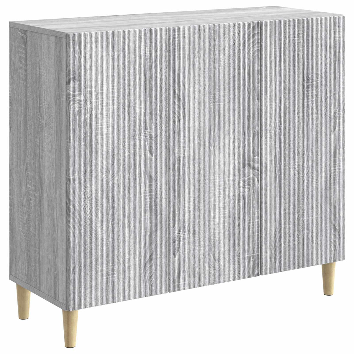 Sideboard Grå sonoma-eg 89 x 34,5 x 80 cm Konstrueret træ