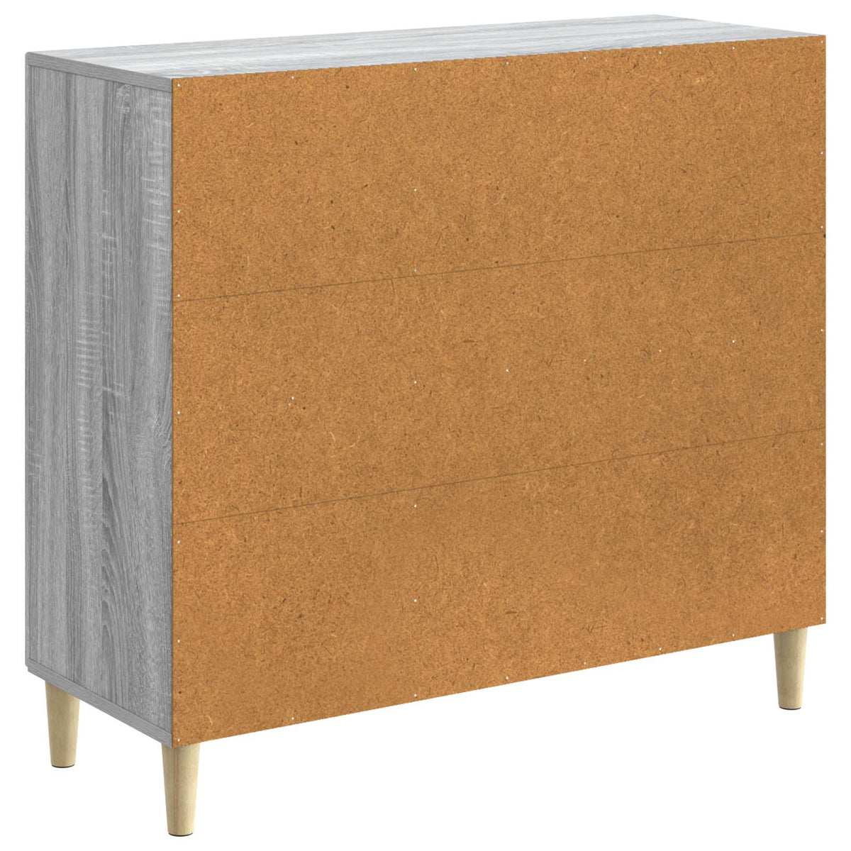 Sideboard Grå sonoma-eg 89 x 34,5 x 80 cm Konstrueret træ