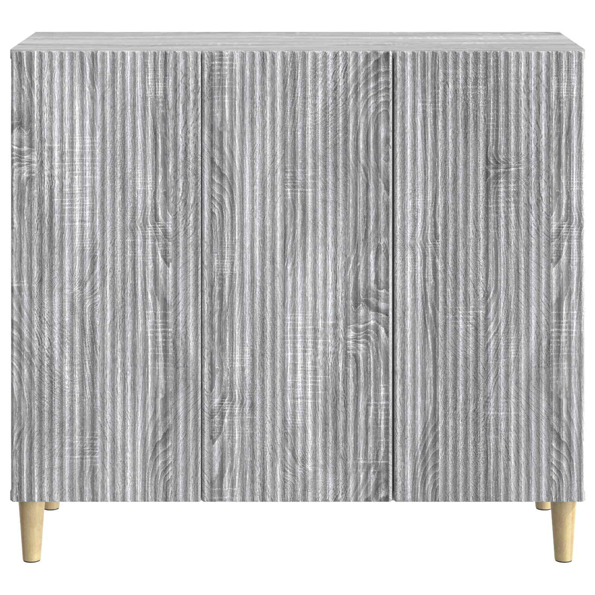 Sideboard Grå sonoma-eg 89 x 34,5 x 80 cm Konstrueret træ