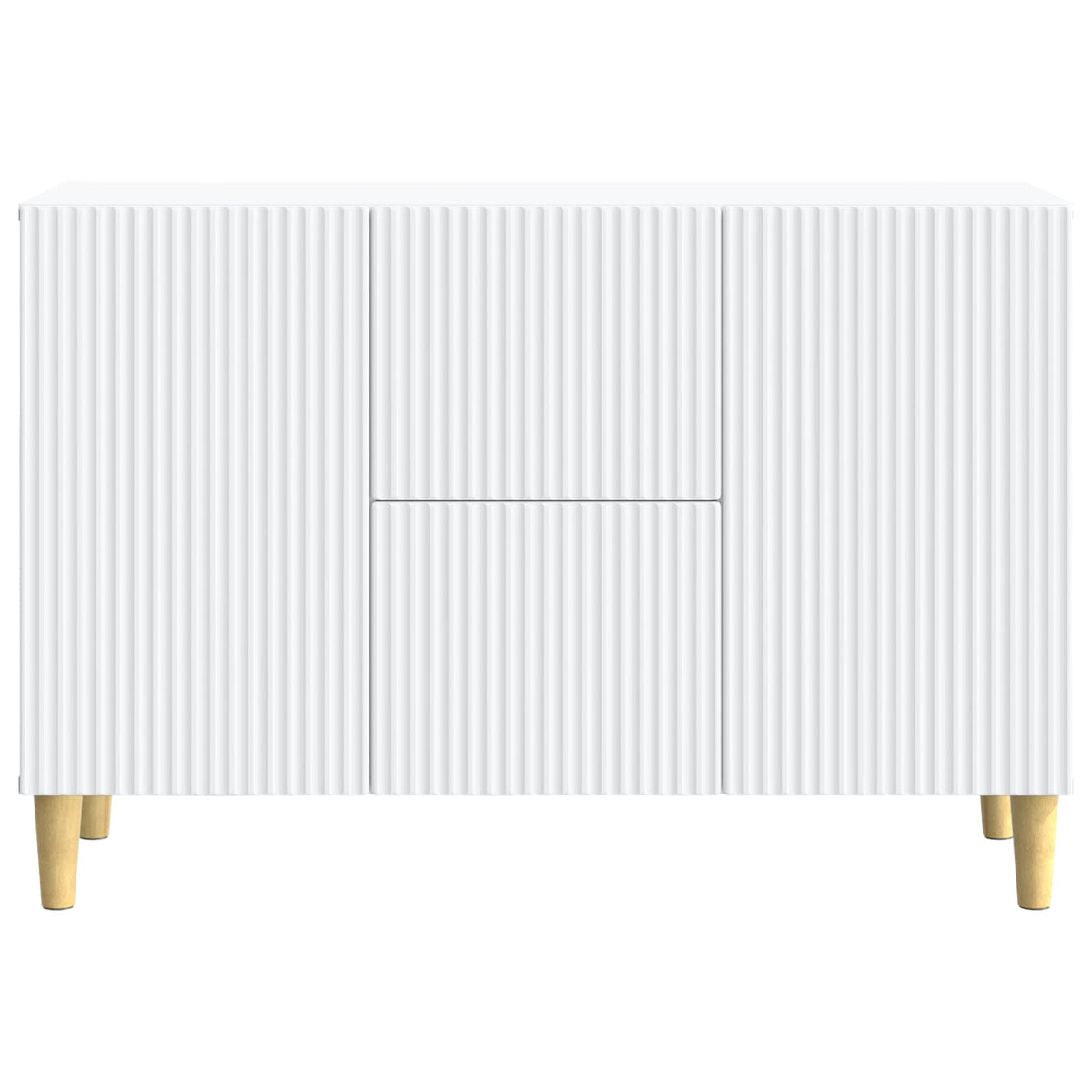 Sideboard Hvid 89 x 34,5 x 60 cm Konstrueret træ