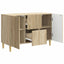 Sideboard Sonoma-eg 89 x 34,5 x 60 cm Konstrueret træ
