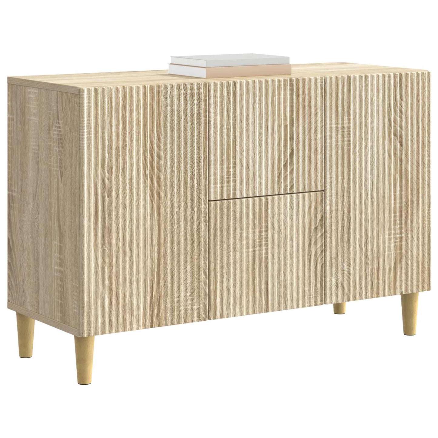 Sideboard Sonoma-eg 89 x 34,5 x 60 cm Konstrueret træ
