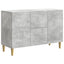 Sideboard Betongrå 89 x 34,5 x 60 cm Konstrueret træ