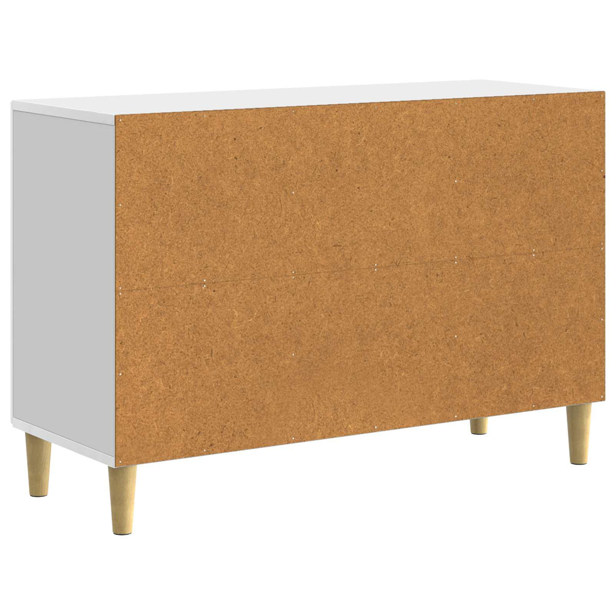 Sideboard Hvid højglans 89 x 34,5 x 60 cm Konstrueret træ