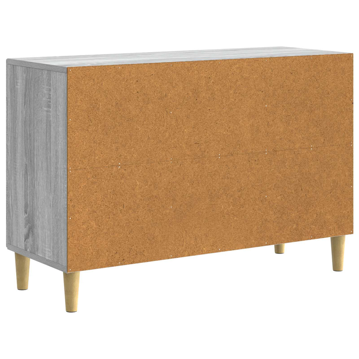 Sideboard Grå sonoma-eg 89 x 34,5 x 60 cm Konstrueret træ