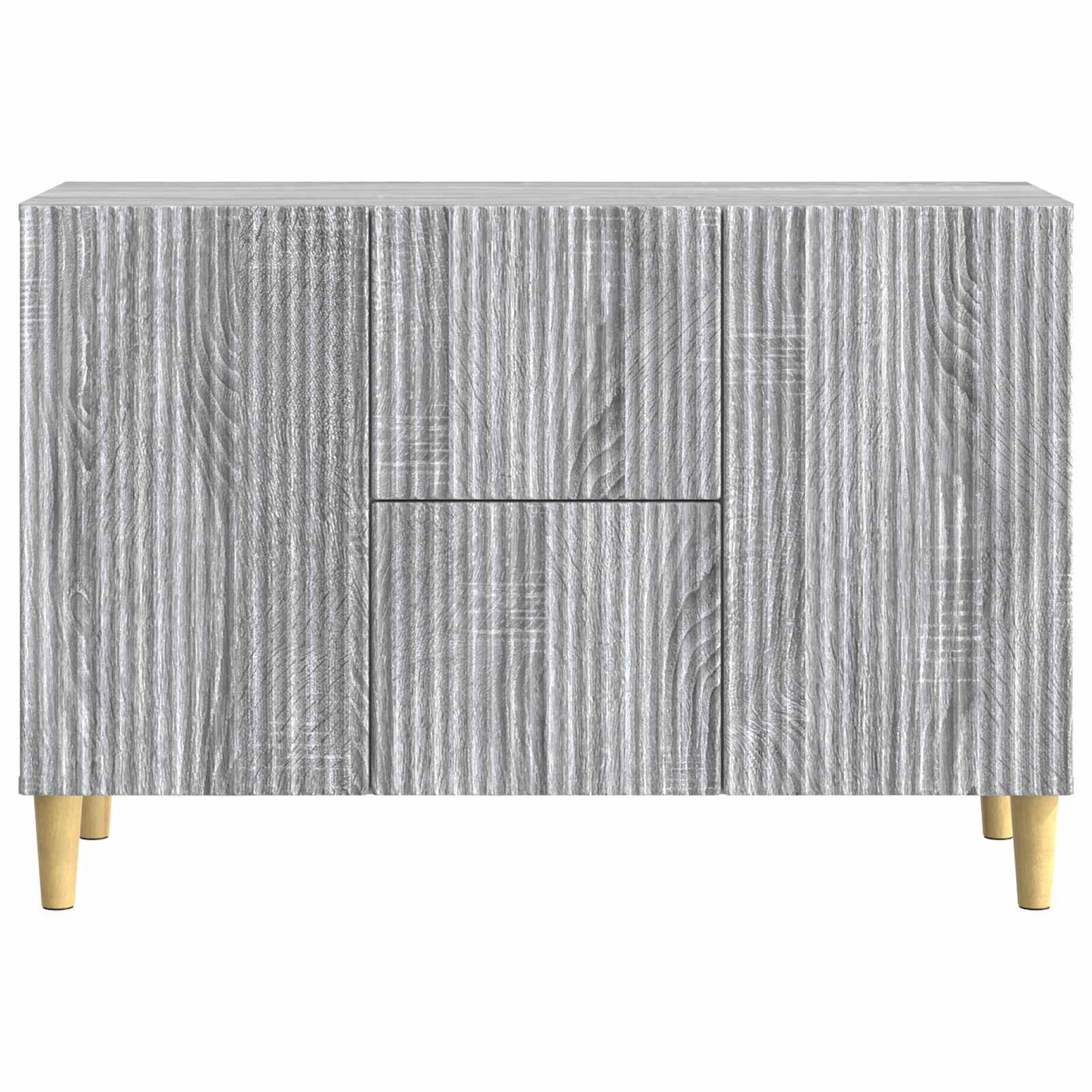 Sideboard Grå sonoma-eg 89 x 34,5 x 60 cm Konstrueret træ