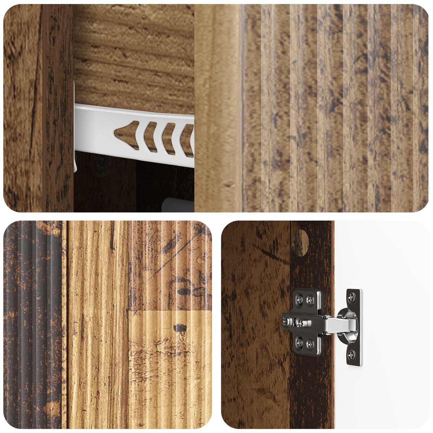 Sideboard Gammelt træ 89 x 34,5 x 60 cm Konstrueret træ