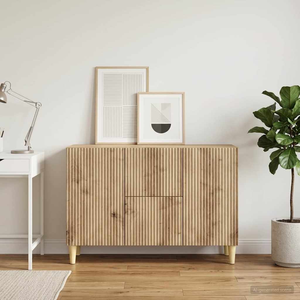 Sideboard Artisan-eg 89 x 34,5 x 60 cm Konstrueret træ