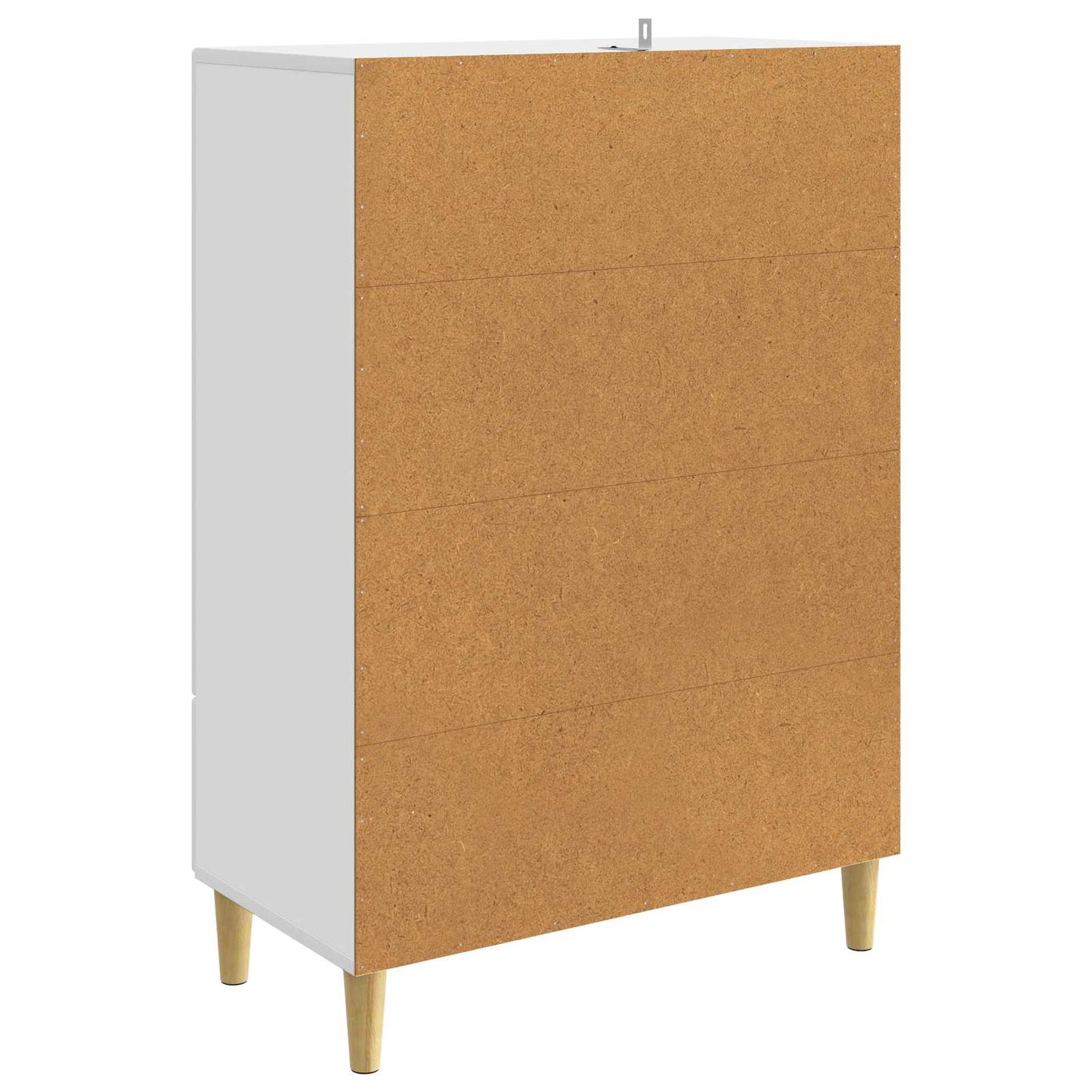 Sideboard Hvid 66 x 34,5 x 95 cm Konstrueret træ