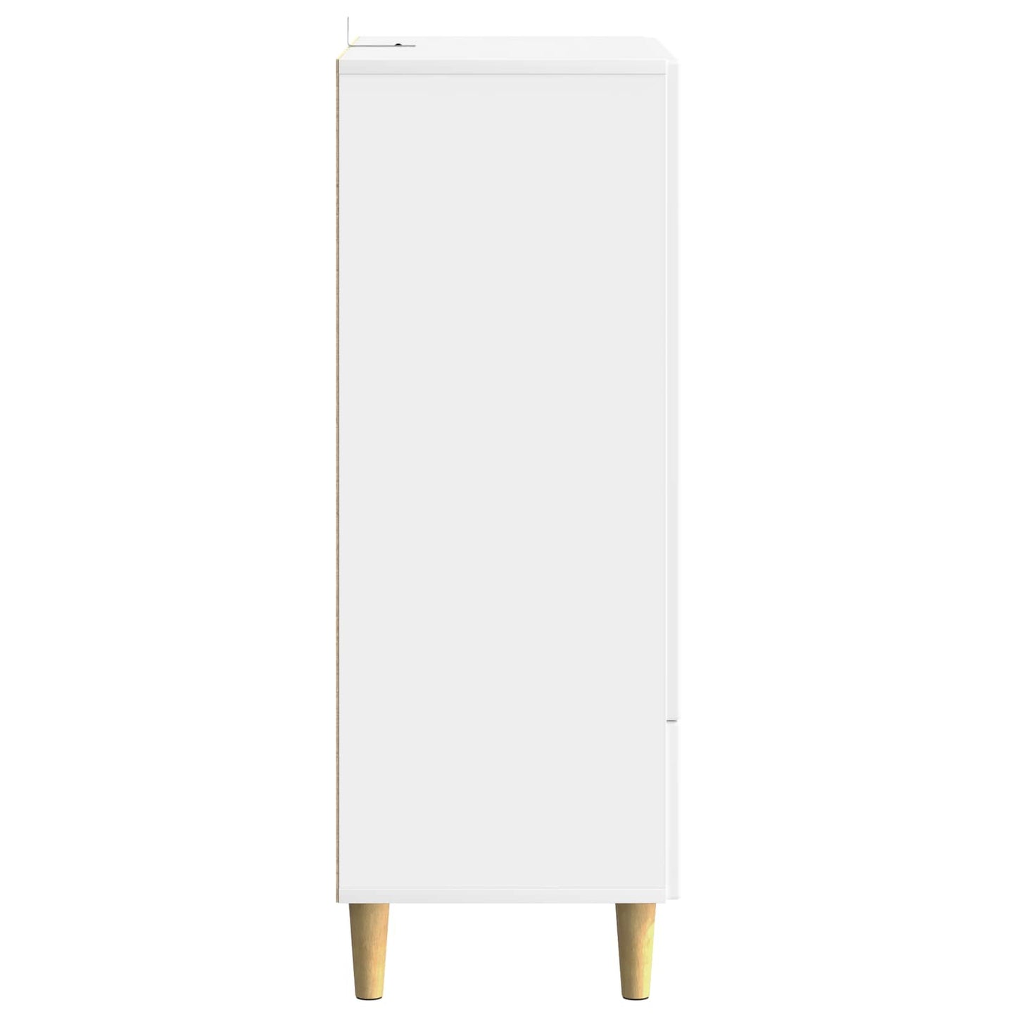 Sideboard Hvid 66 x 34,5 x 95 cm Konstrueret træ