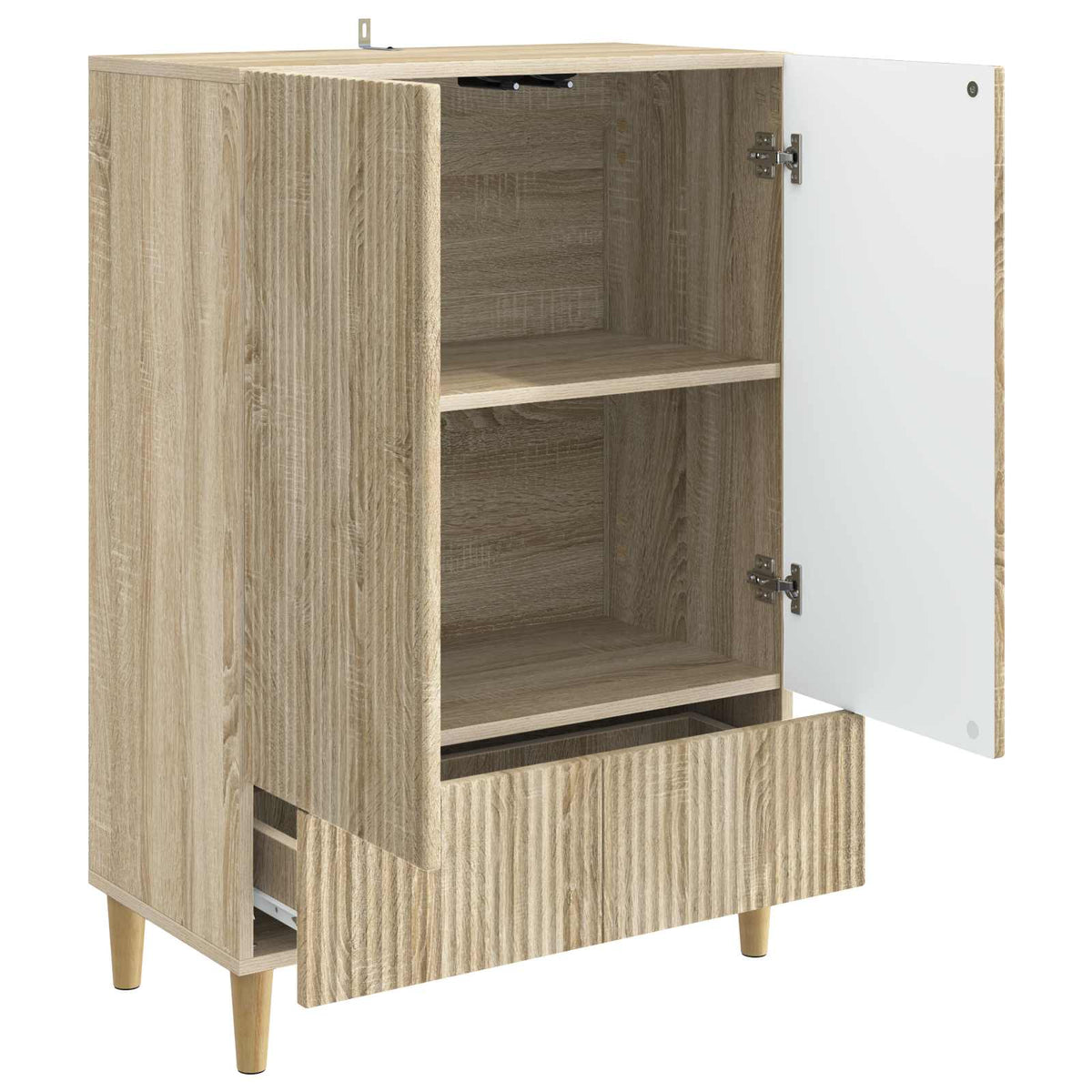 Sideboard Sonoma-eg 66 x 34,5 x 95 cm Konstrueret træ