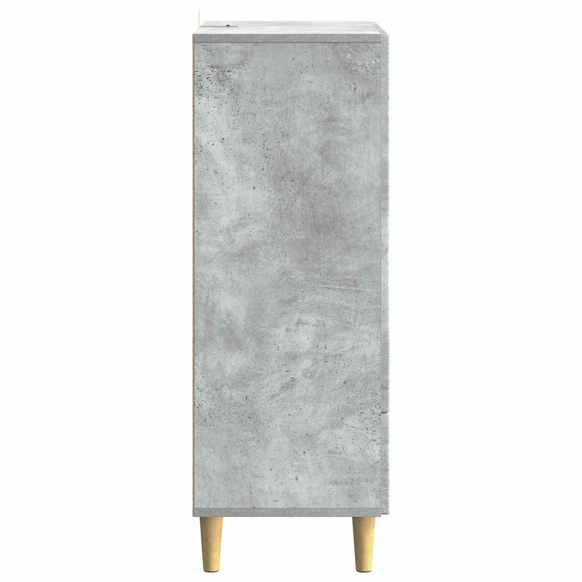 Sideboard med skuffe Betongrå 66 x 34,5 x 95 cm Konstrueret træ