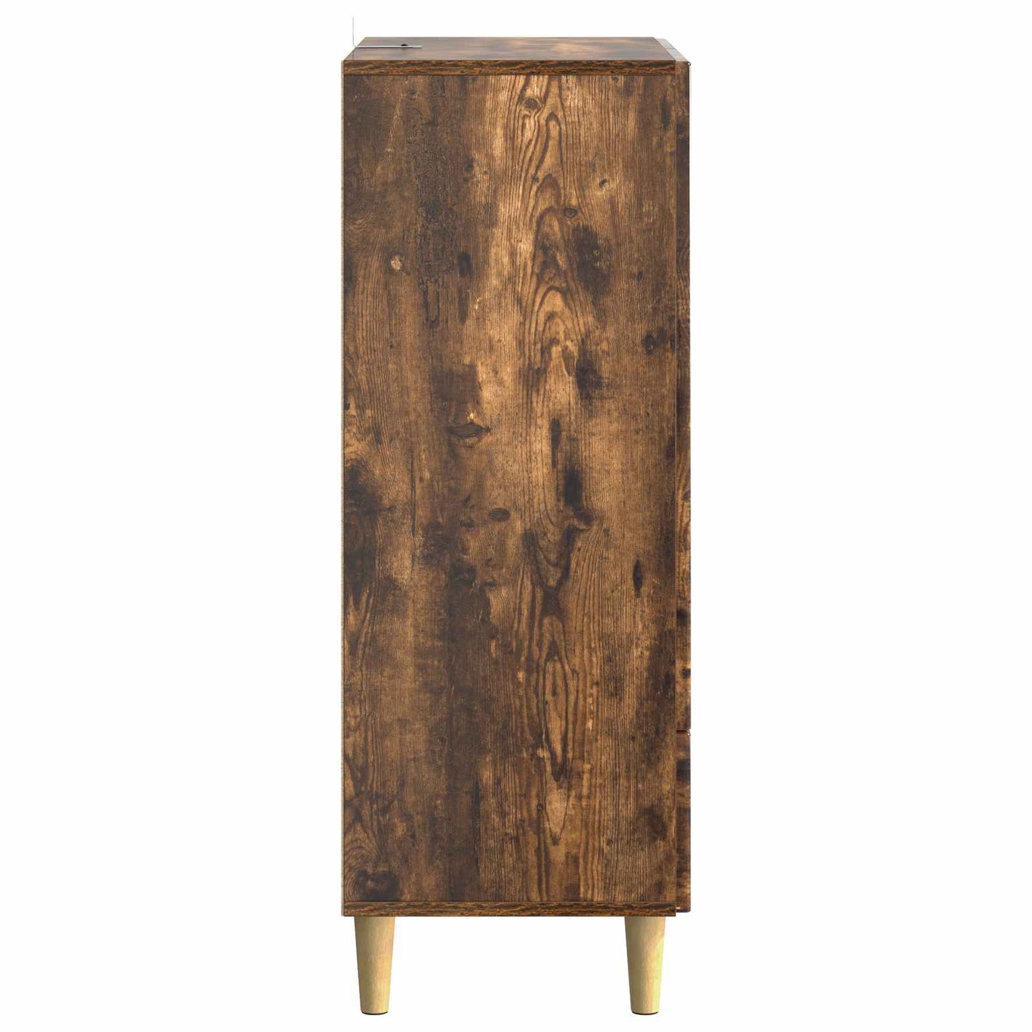 Sideboard med skuffe Røget eg 66 x 34,5 x 95 cm Konstrueret træ