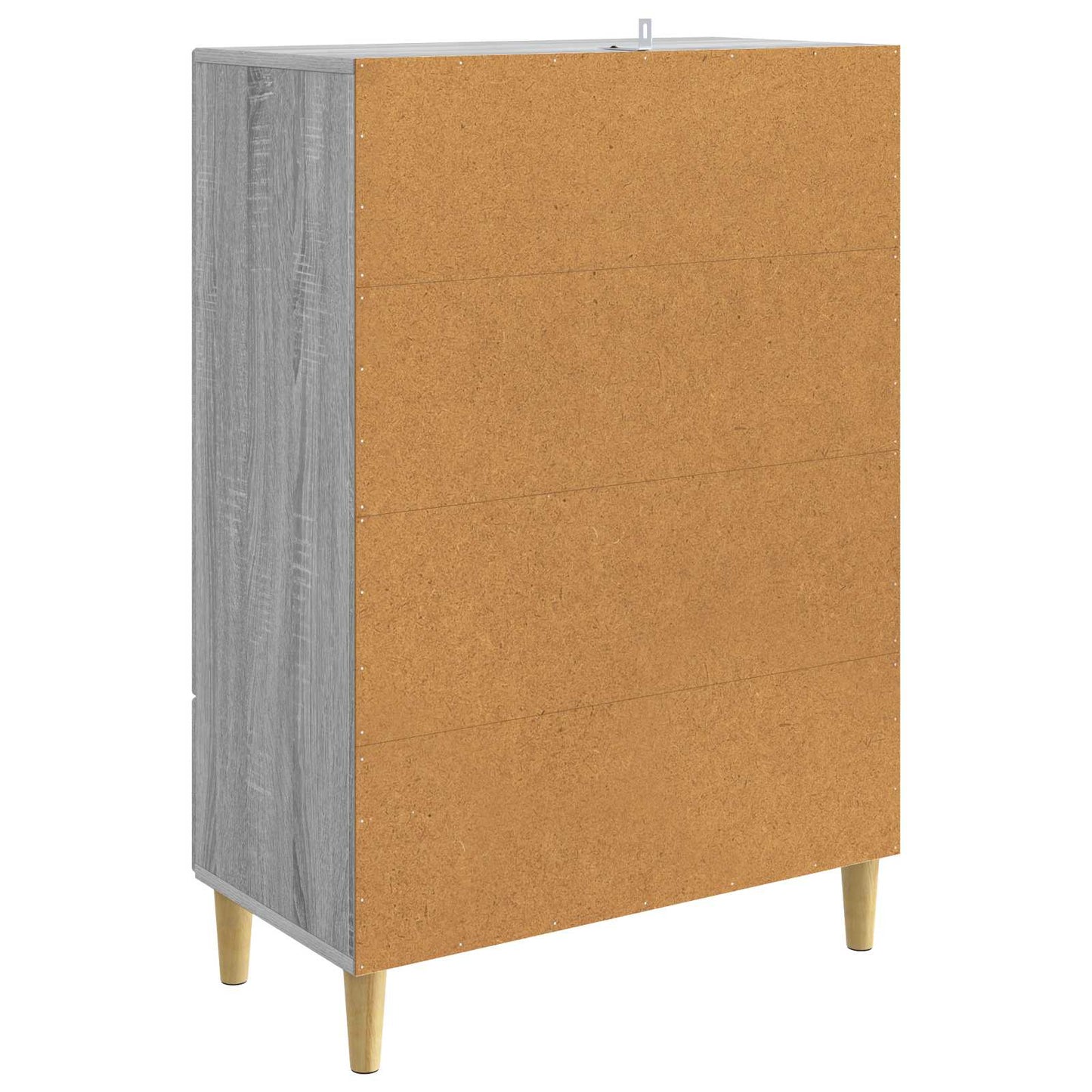 Sideboard Grå sonoma-eg 66 x 34,5 x 95 cm Konstrueret træ