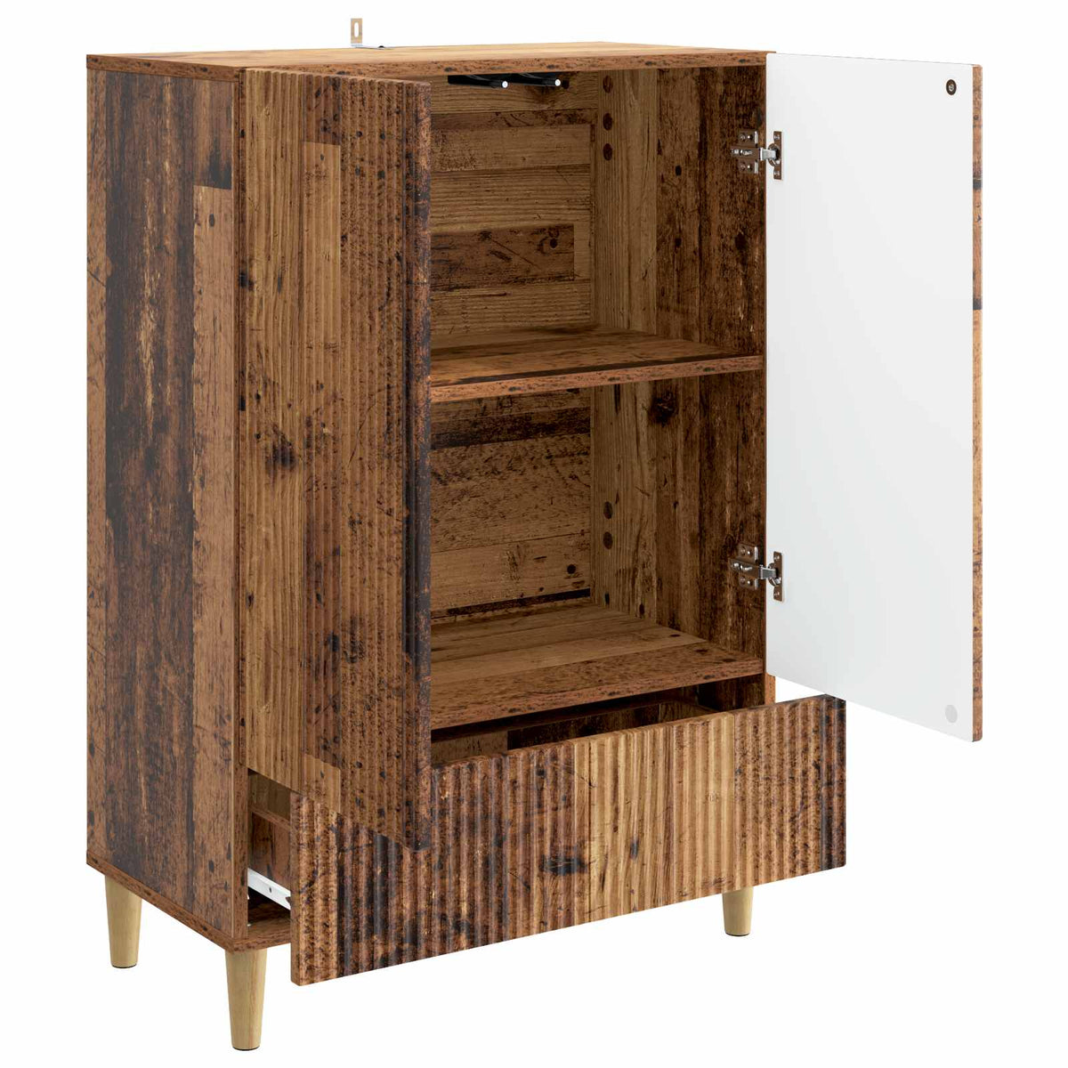 Sideboard Gammelt træ 66 x 34,5 x 95 cm Konstrueret træ