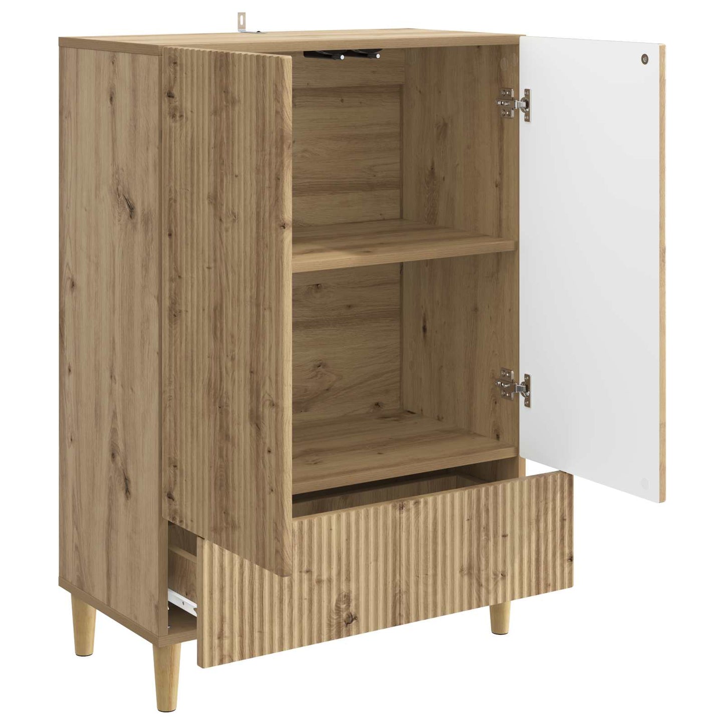 Sideboard Artisan-eg 66 x 34,5 x 95 cm Konstrueret træ