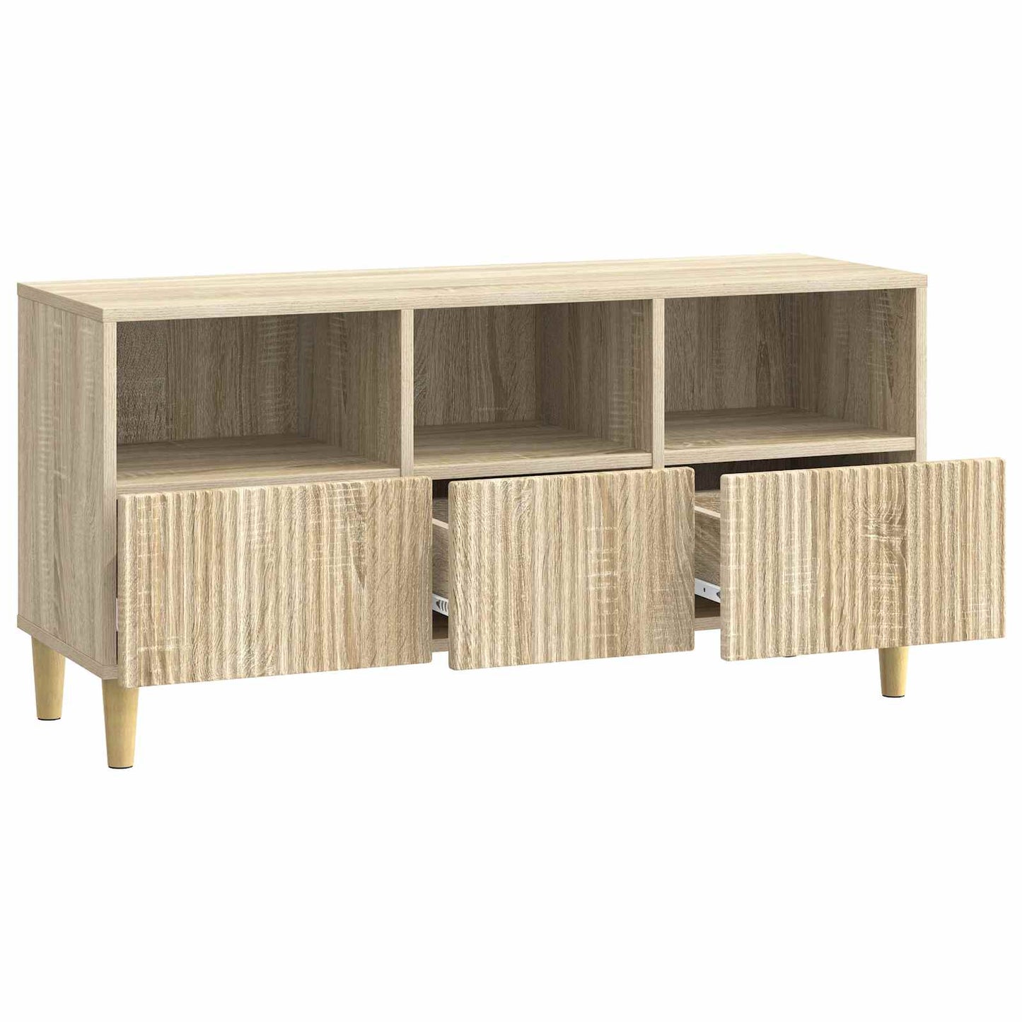 TV-skab 102 x 34,5 x 50 cm Sonoma-eg Konstrueret træ