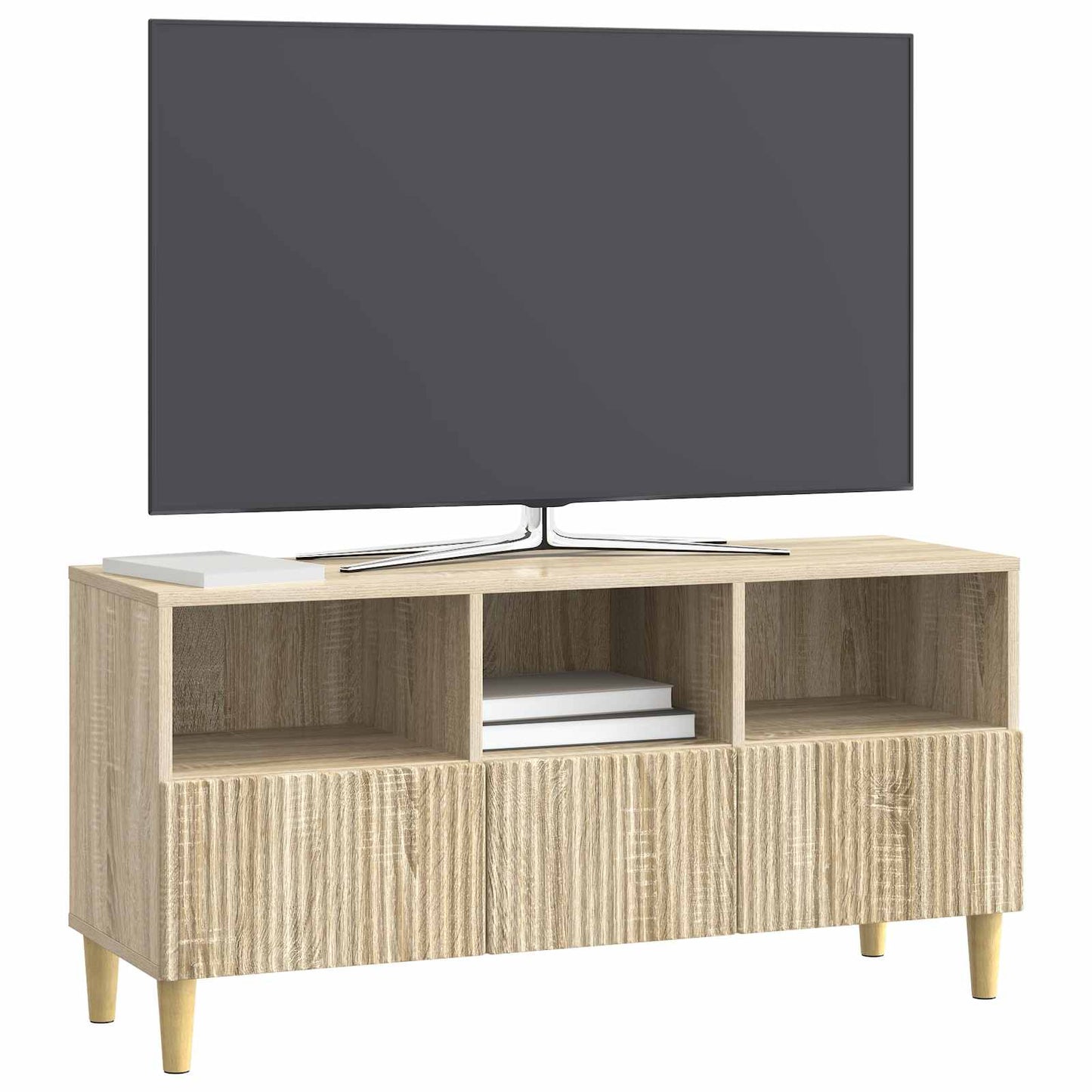 TV-skab 102 x 34,5 x 50 cm Sonoma-eg Konstrueret træ