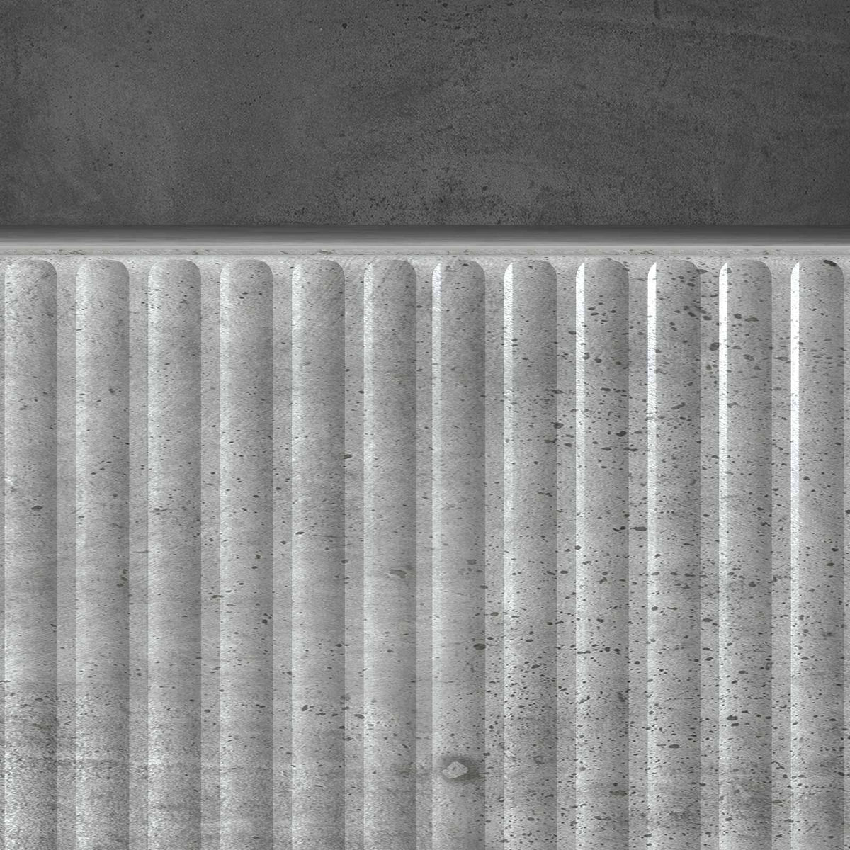 TV-skab 102 x 34,5 x 50 cm Betongrå Konstrueret træ
