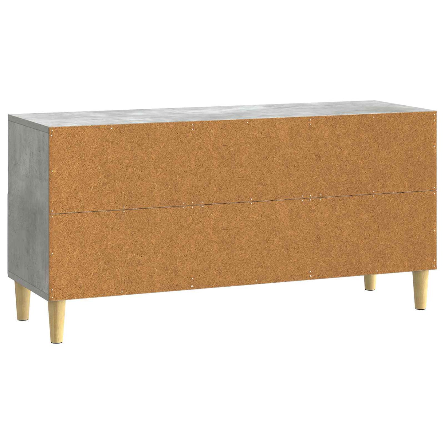 TV-skab 102 x 34,5 x 50 cm Betongrå Konstrueret træ