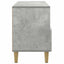 TV-skab 102 x 34,5 x 50 cm Betongrå Konstrueret træ