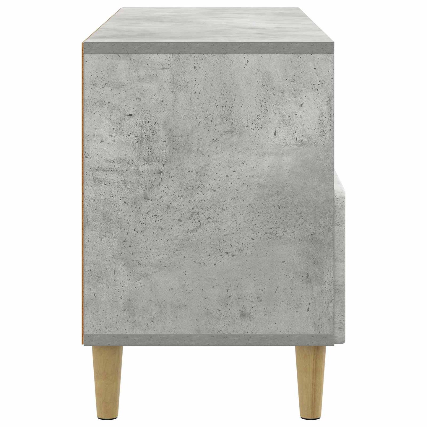 TV-skab 102 x 34,5 x 50 cm Betongrå Konstrueret træ