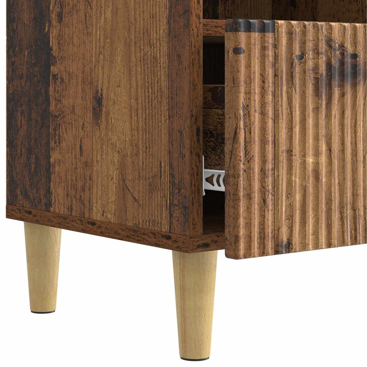 TV-skab 102 x 34,5 x 50 cm Gammelt træ Konstrueret træ