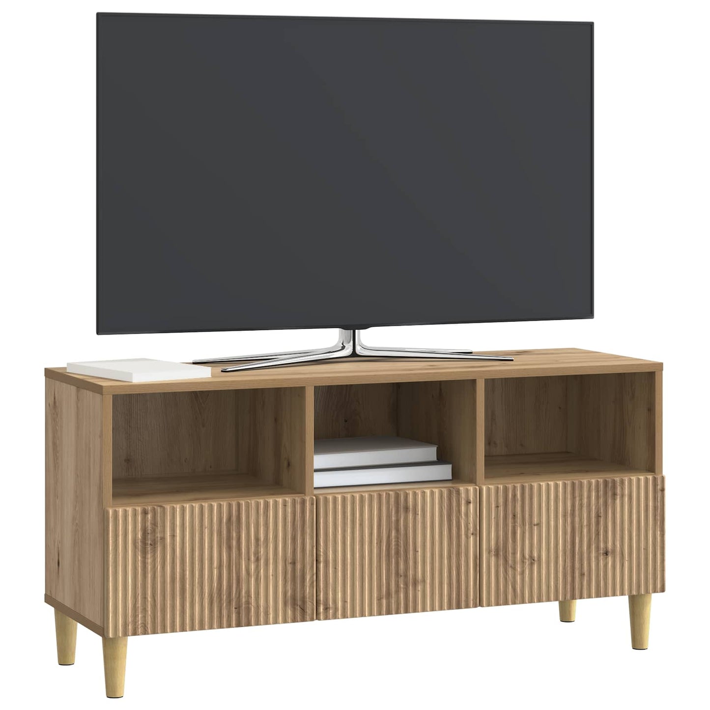 TV-skab 102 x 34,5 x 50 cm Artisan-eg Konstrueret træ