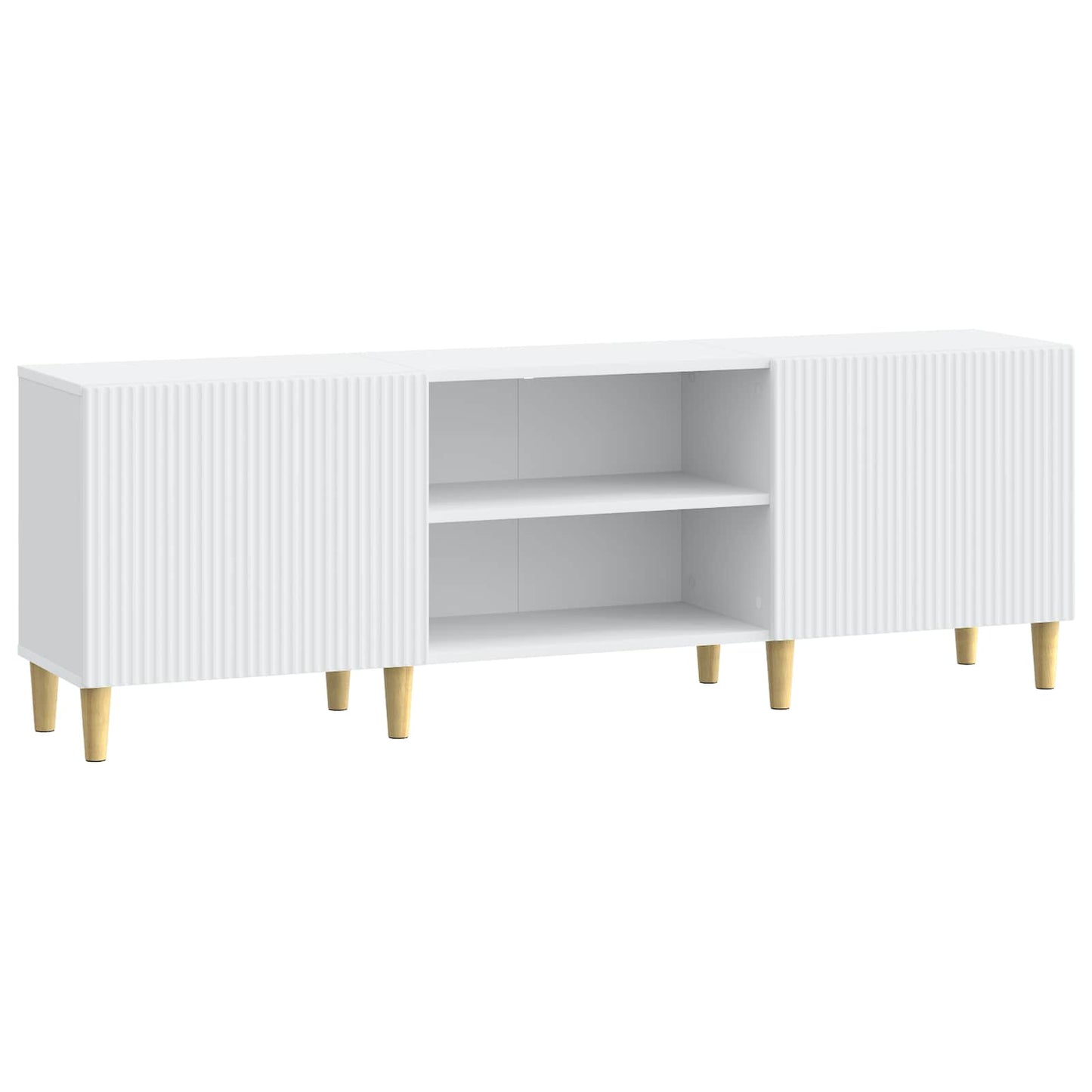 TV-skab Hvid 150 x 31 x 50 cm Konstrueret træ