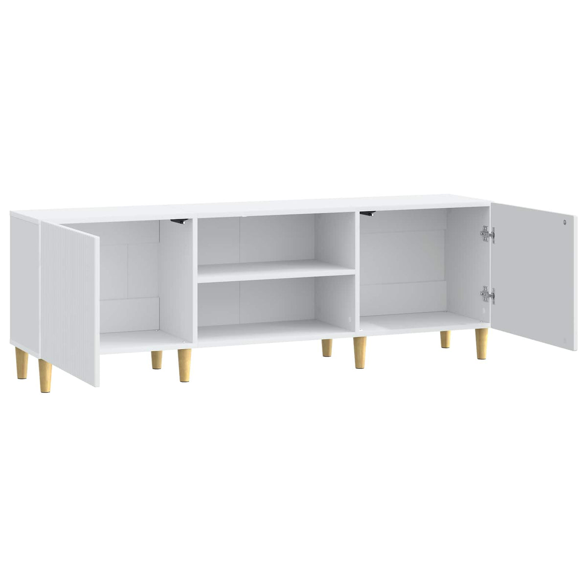 TV-skab Hvid 150 x 31 x 50 cm Konstrueret træ