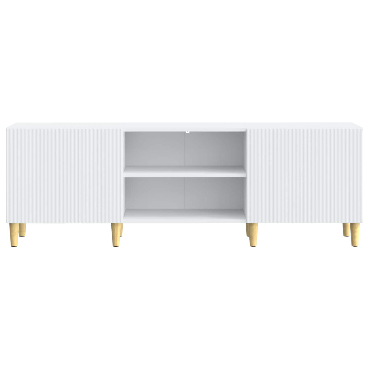 TV-skab Hvid 150 x 31 x 50 cm Konstrueret træ