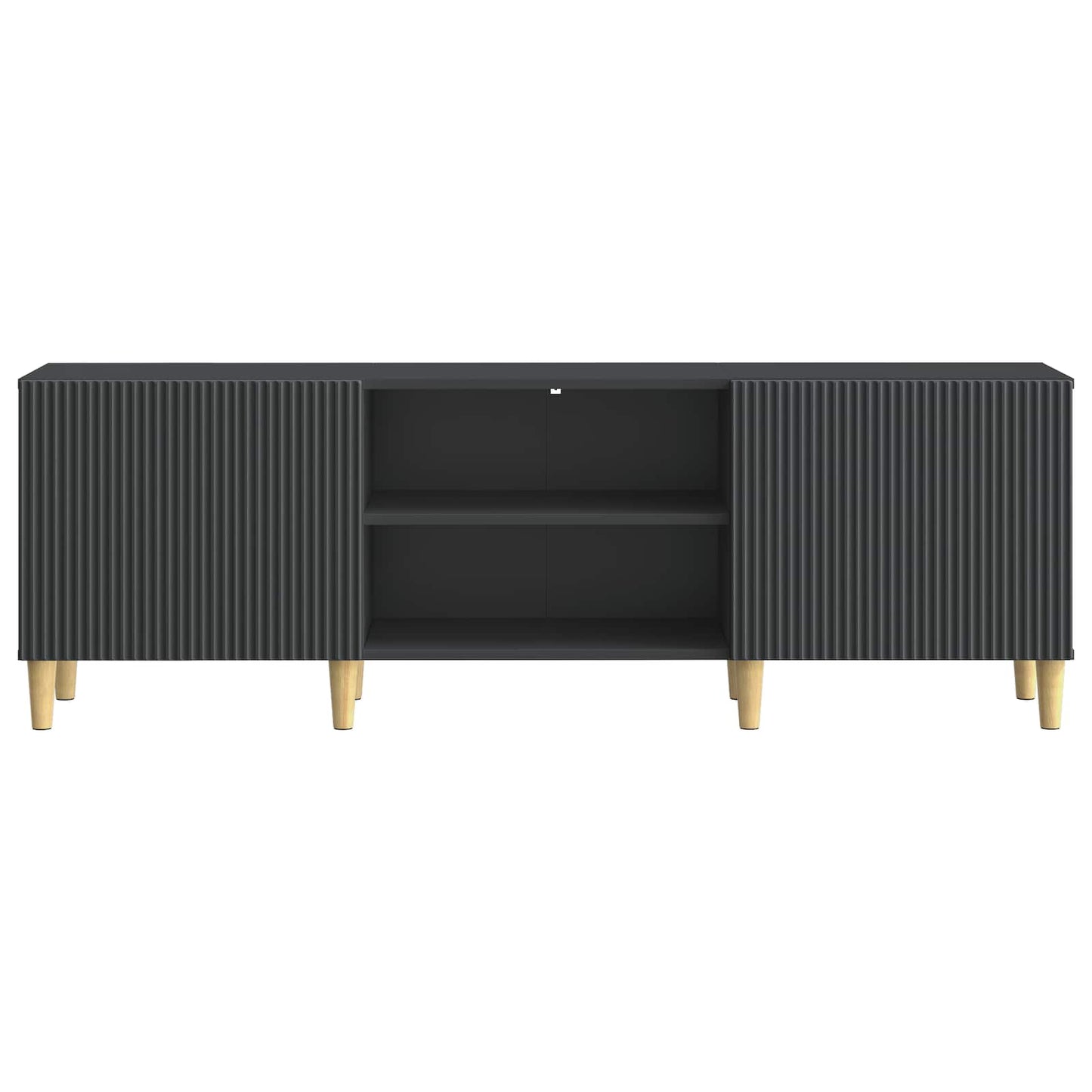 TV-skab Sort 150 x 31 x 50 cm Konstrueret træ