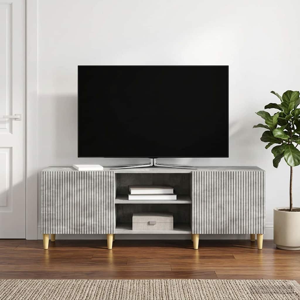 TV-skab Betongrå 150 x 31 x 50 cm Konstrueret træ