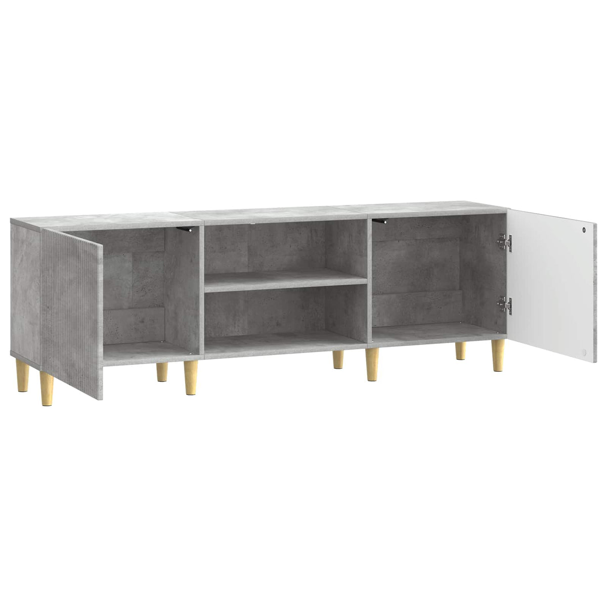 TV-skab Betongrå 150 x 31 x 50 cm Konstrueret træ