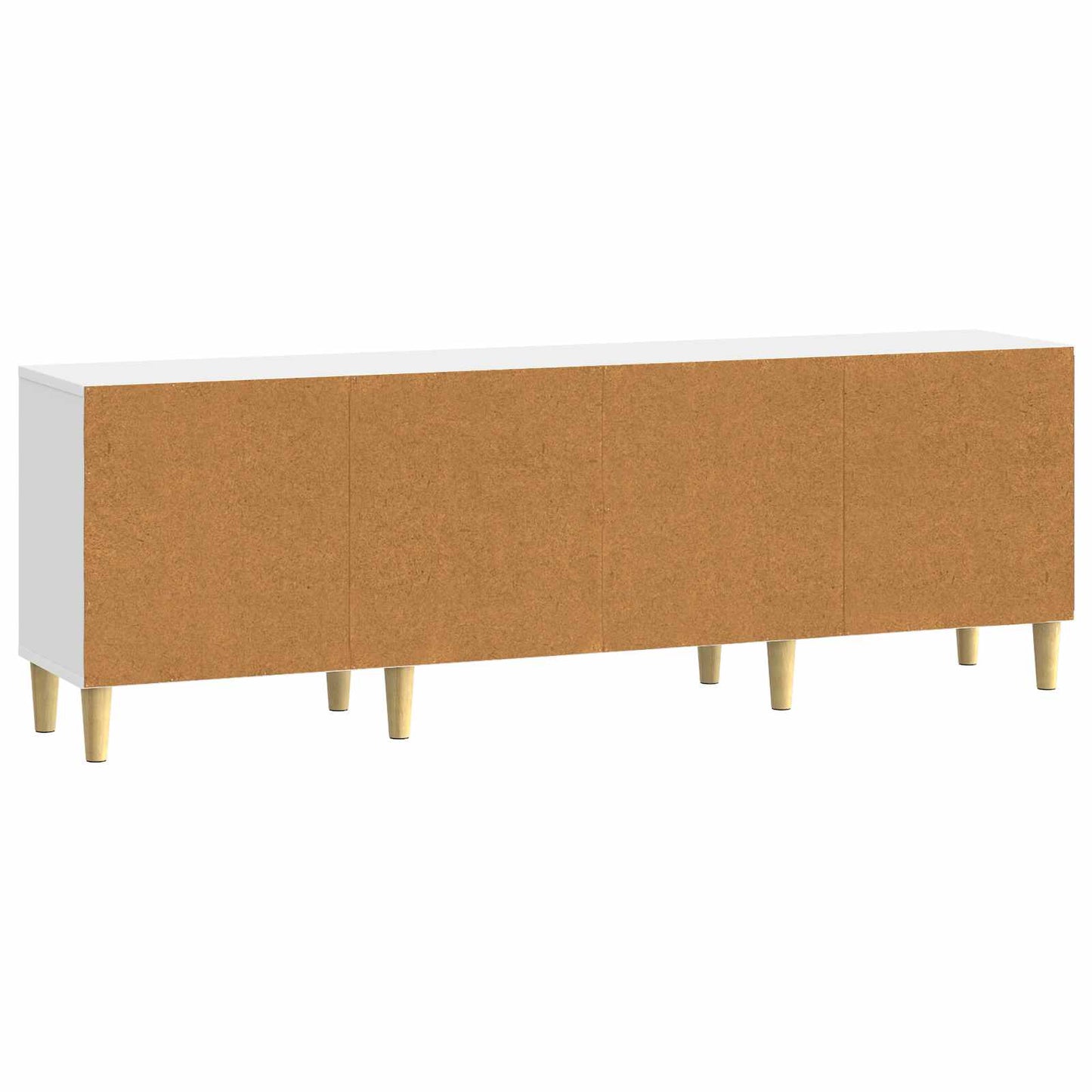 TV-skab Hvid højglans 150 x 31 x 50 cm Konstrueret træ