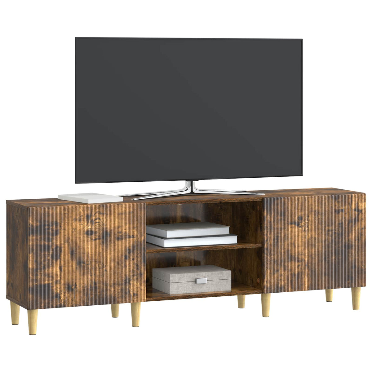 TV-skab Røget eg 150 x 31 x 50 cm Konstrueret træ