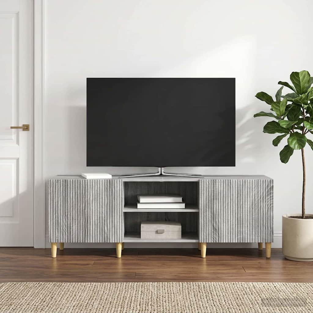 TV-skab Grå sonoma-eg 150 x 31 x 50 cm Konstrueret træ