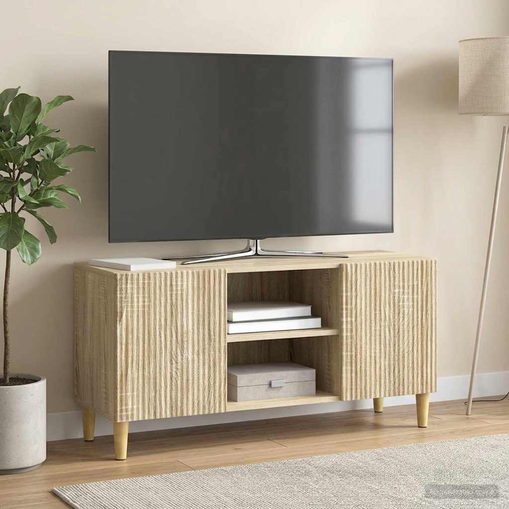 TV-skab 102 x 34,5 x 50 cm Sonoma-eg Konstrueret træ