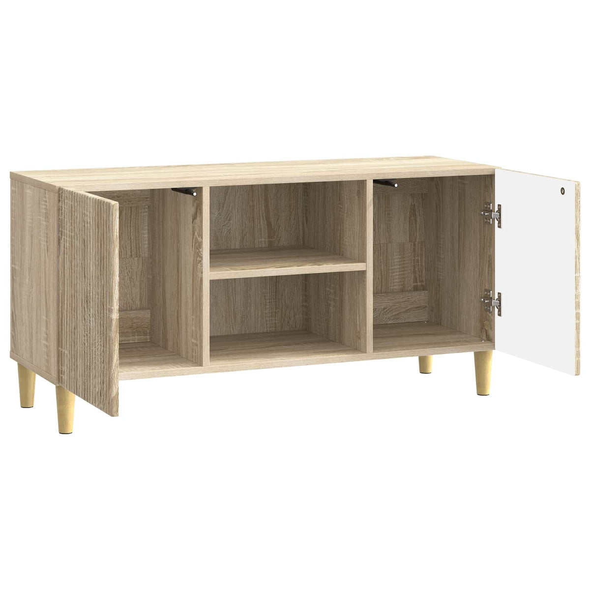 TV-skab 102 x 34,5 x 50 cm Sonoma-eg Konstrueret træ