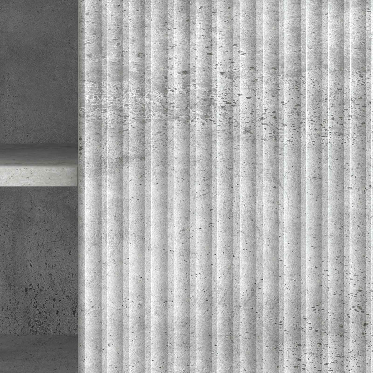 TV-skab 102 x 34,5 x 50 cm Betongrå Konstrueret træ