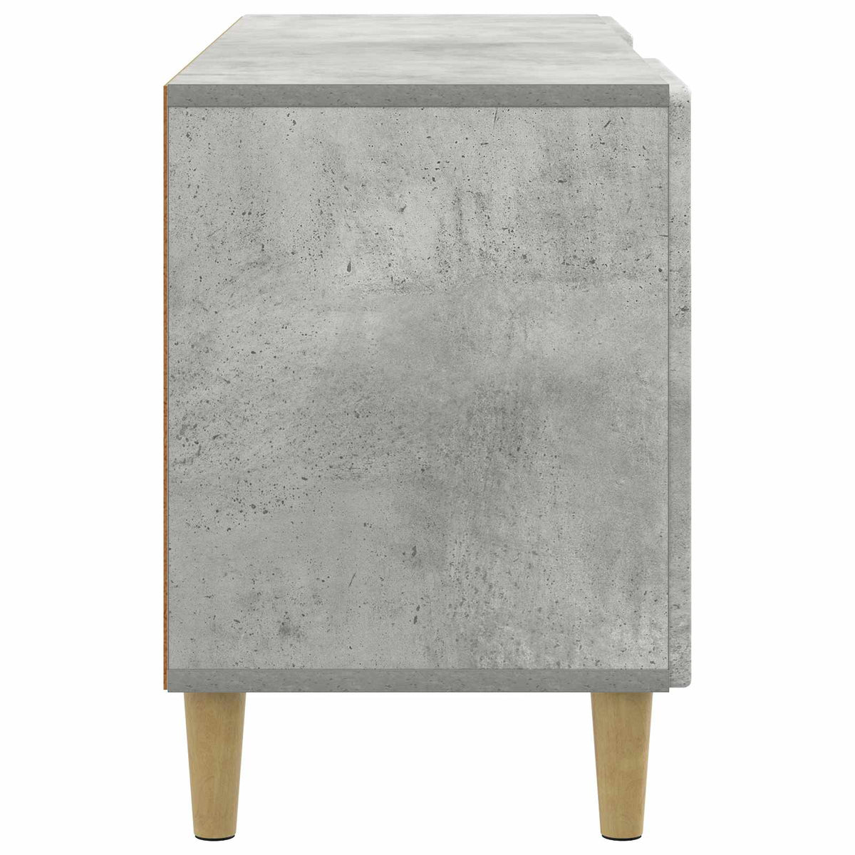 TV-skab 102 x 34,5 x 50 cm Betongrå Konstrueret træ
