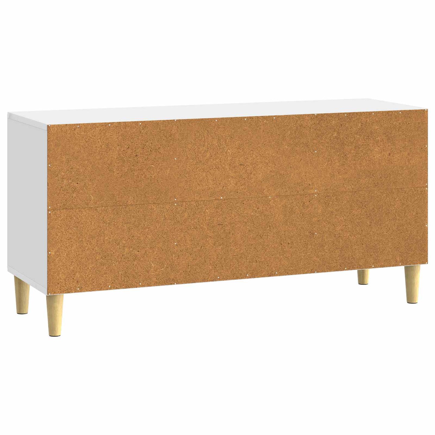TV-skab 102 x 34,5 x 50 cm Hvid højglans Konstrueret træ