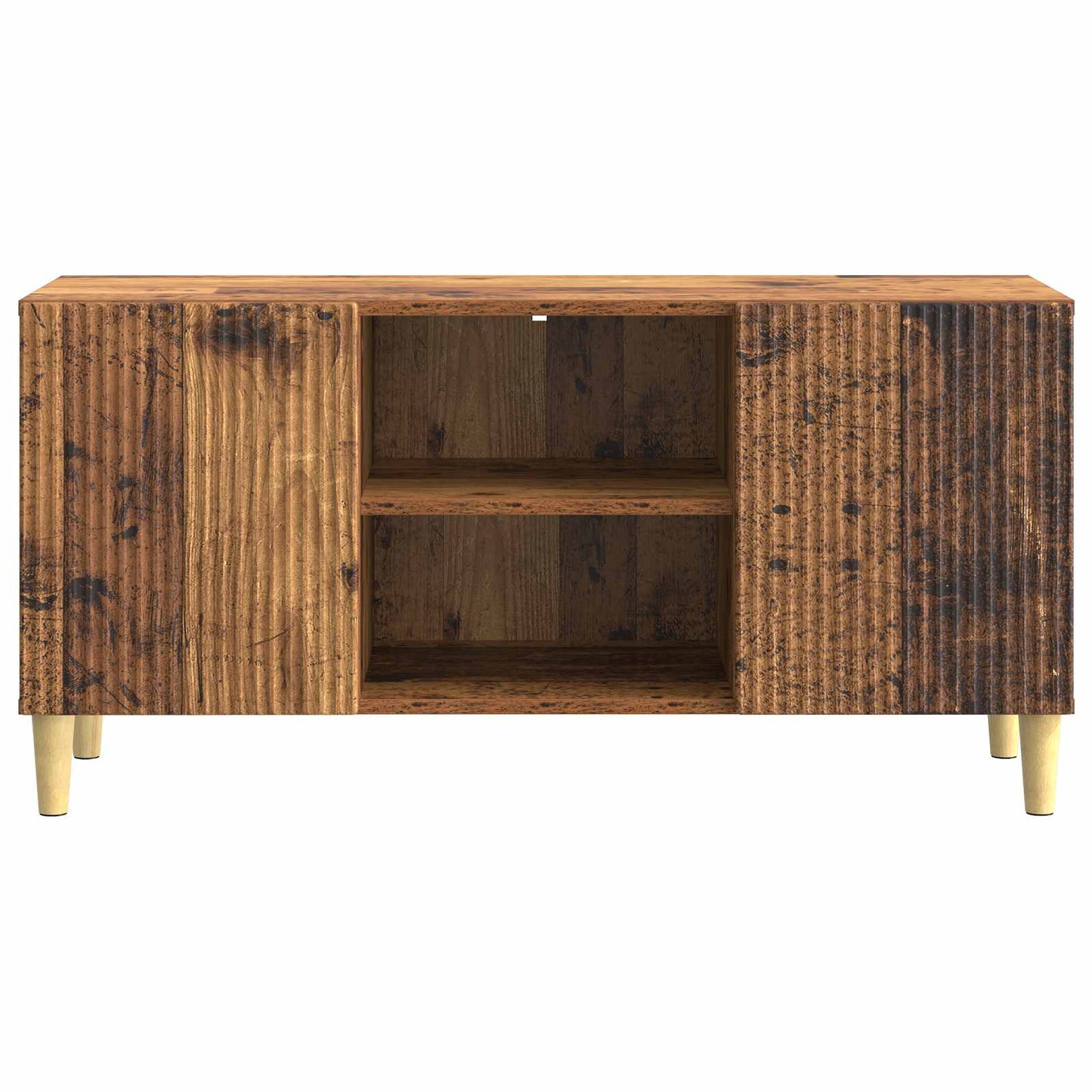 TV-skab 102 x 34,5 x 50 cm Gammelt træ Konstrueret træ