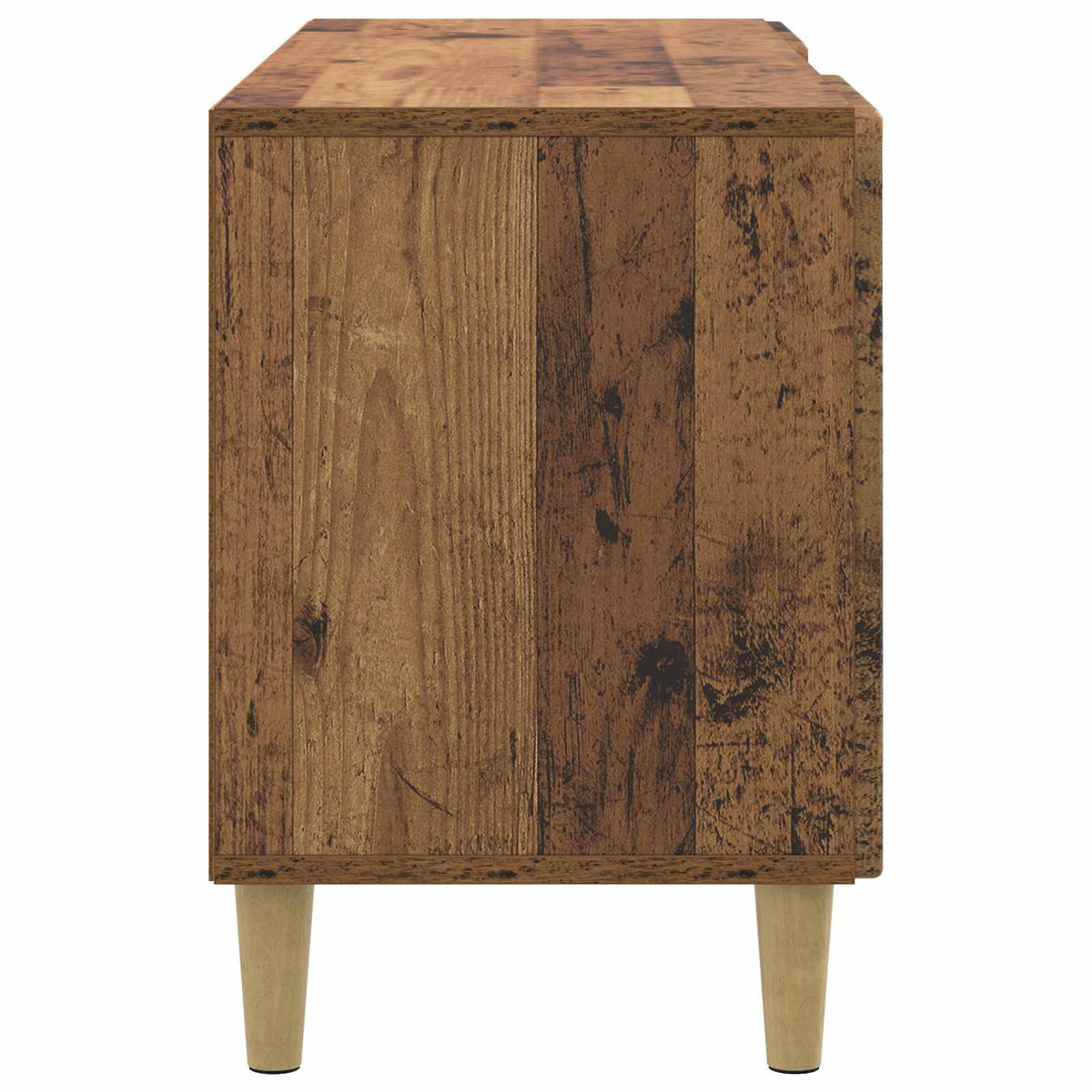 TV-skab 102 x 34,5 x 50 cm Gammelt træ Konstrueret træ