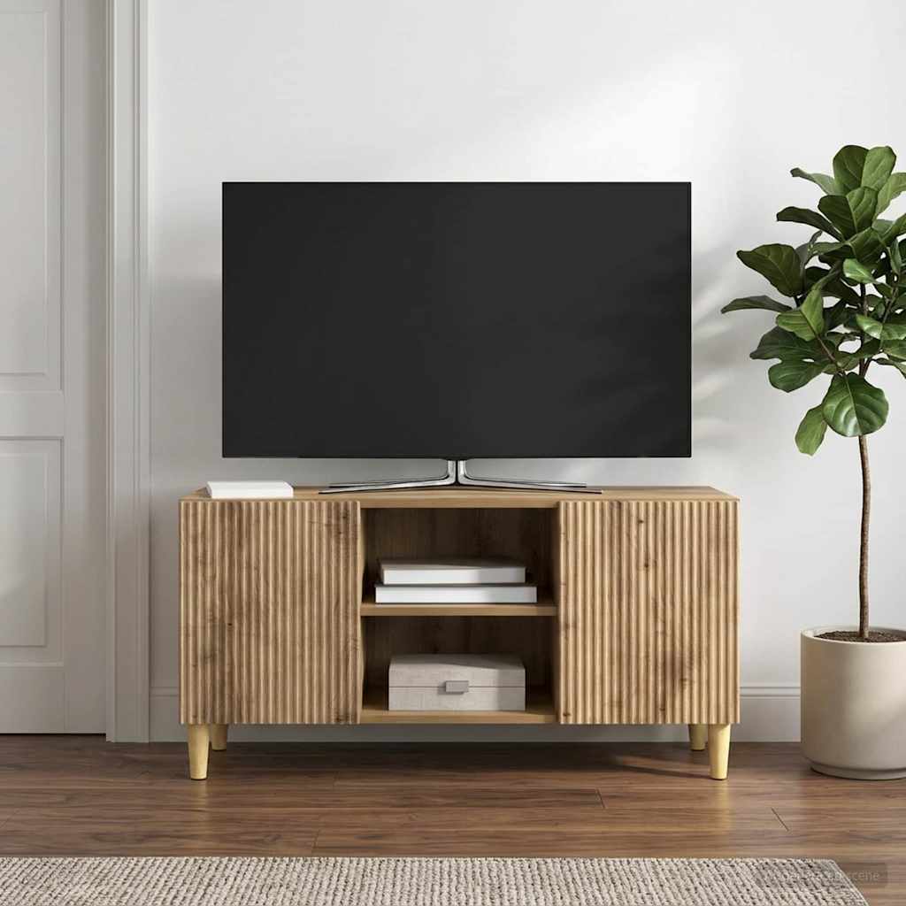 TV-skab 102 x 34,5 x 50 cm Artisan-eg Konstrueret træ