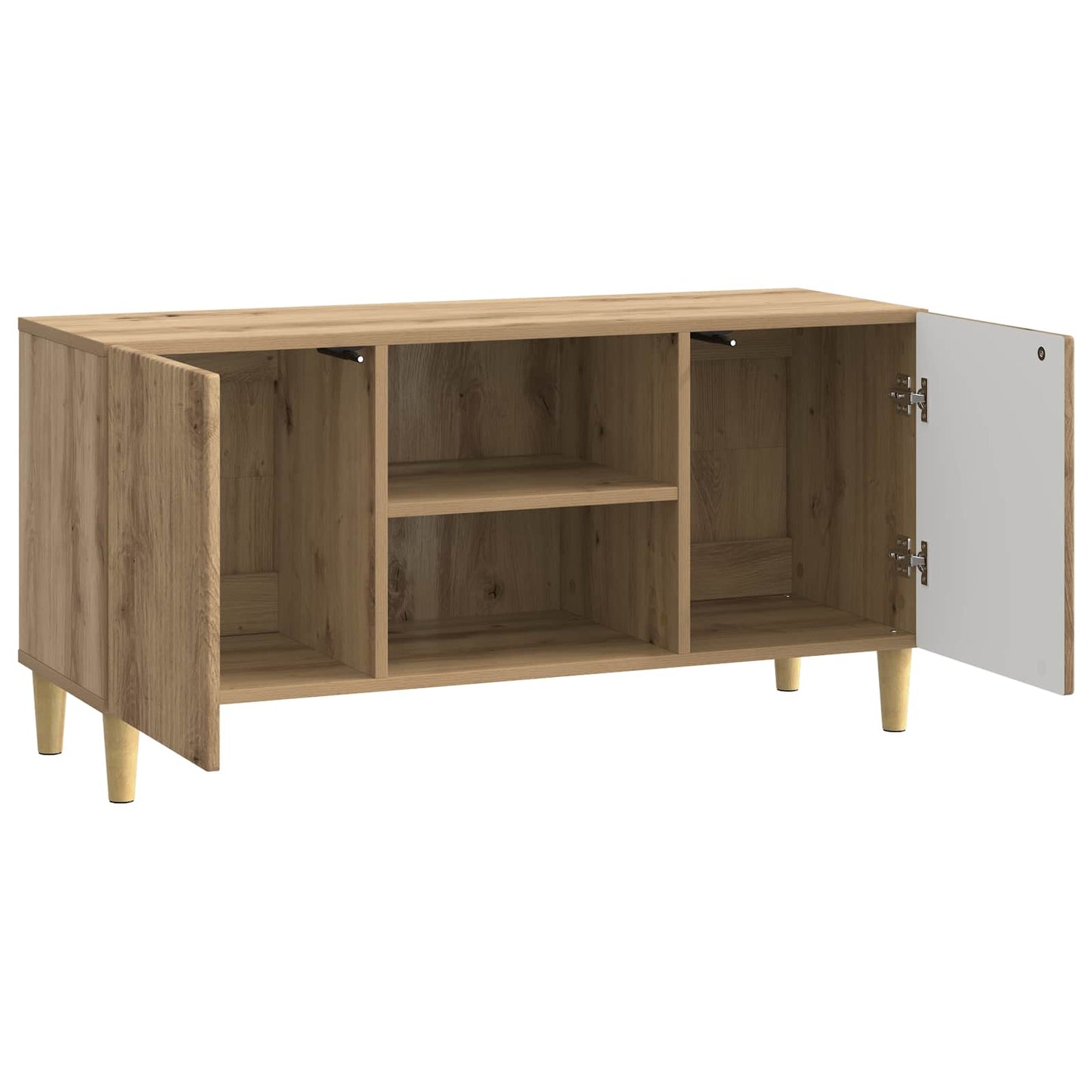 TV-skab 102 x 34,5 x 50 cm Artisan-eg Konstrueret træ