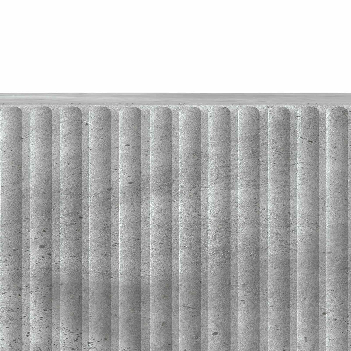 TV-skab med skuffe Betongrå 147 x 34,5 x 30 cm Konstrueret træ