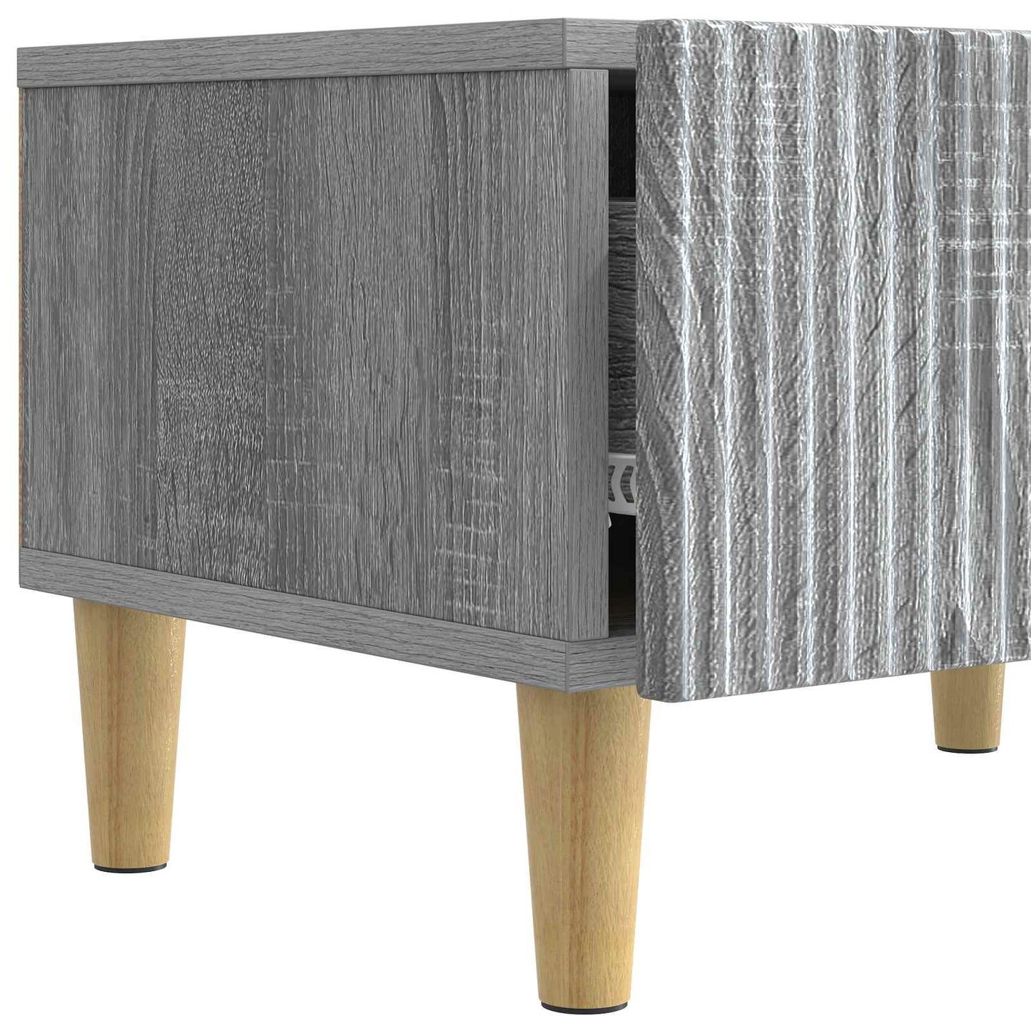 TV-skab Grå sonoma-eg 147 x 34,5 x 30 cm Konstrueret træ