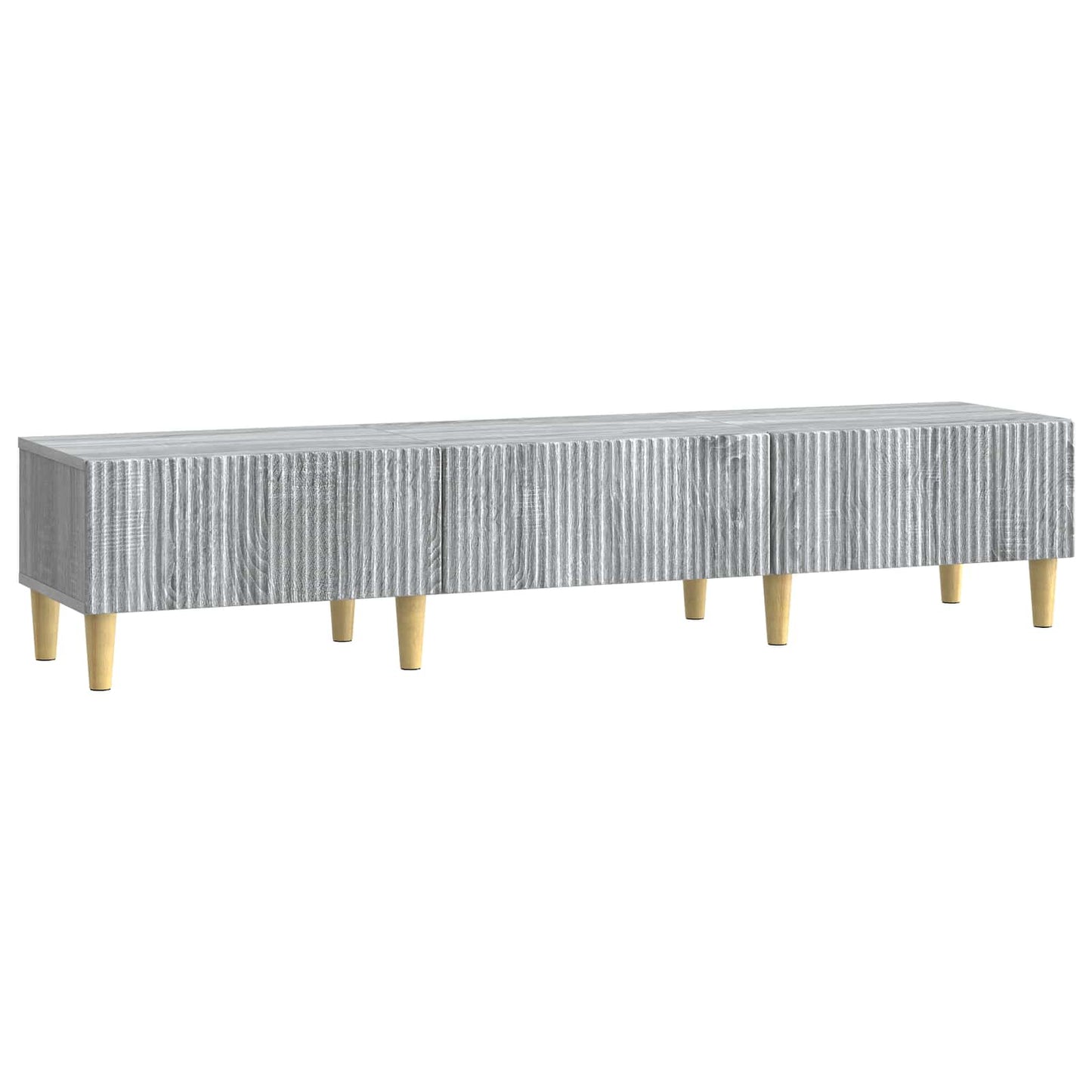 TV-skab Grå sonoma-eg 147 x 34,5 x 30 cm Konstrueret træ